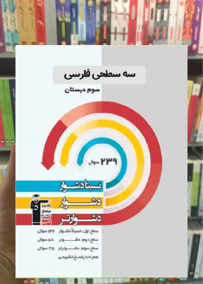 سه سطحی فارسی سوم دبستان قلم چی
