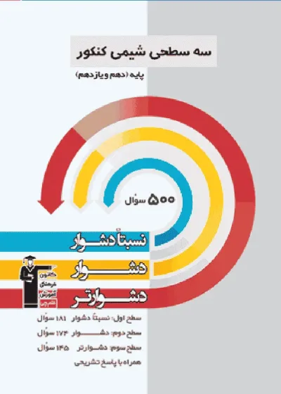 سه سطحی شیمی کنکور دهم و یازدهم قلم چی