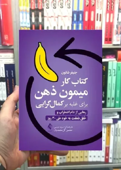 کتاب کار میمون ذهن برای غلبه بر کمال گرایی ارجمند